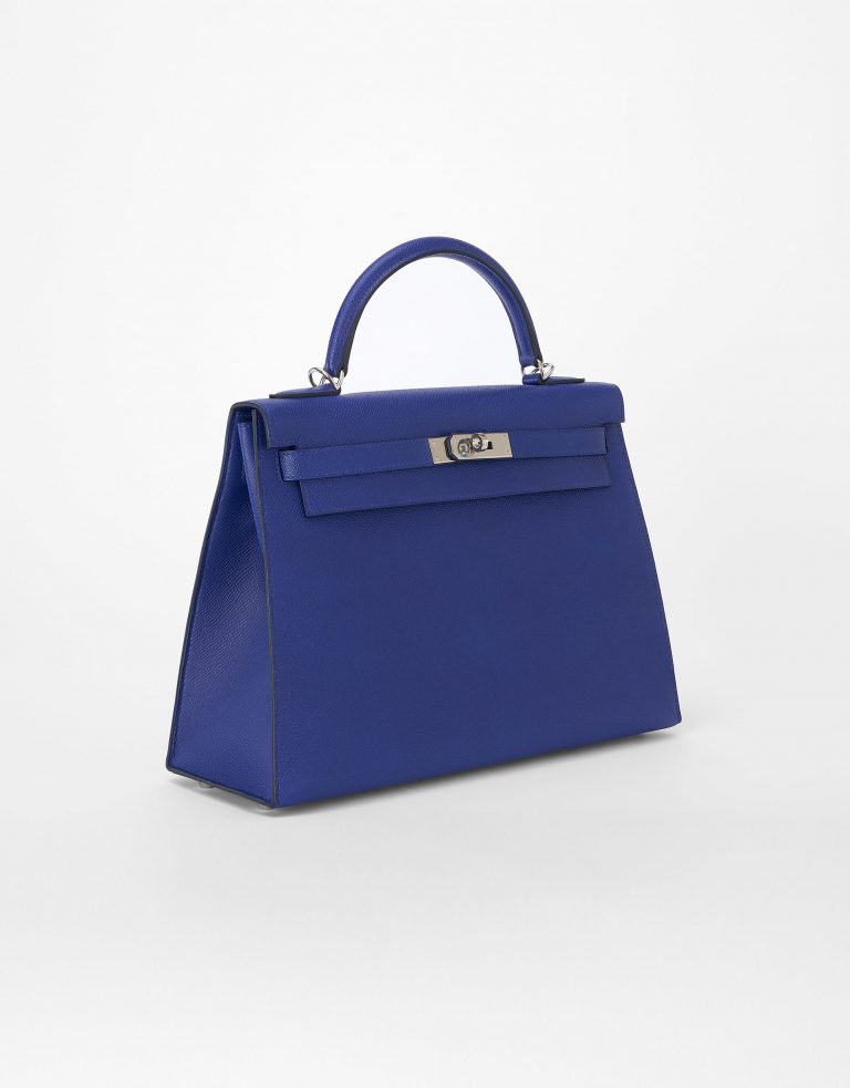 Hermes Kelly 32 Epsom Bleu Encre Saclàb Seite