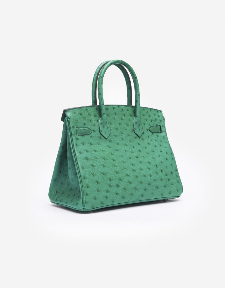 Hermès Birkin 30 Ostrich Vert Vertigo Saclàb Back