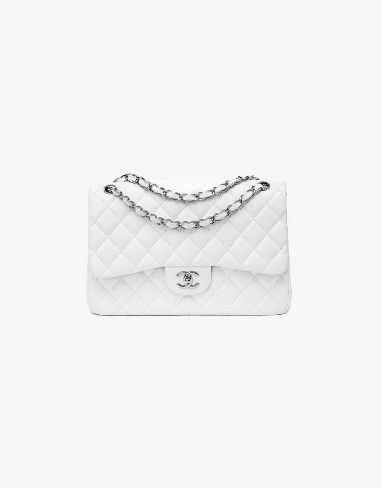 Chanel Jumbo Double Flap White Saclàb