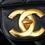 Chanel Jumbo Calfskin Black Vintage Saclàb CC Logo