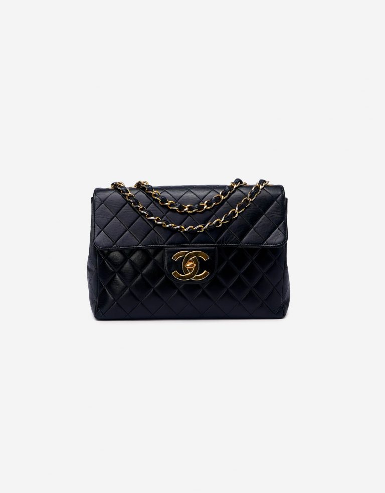 Chanel Jumbo Calfskin Black Vintage Saclàb