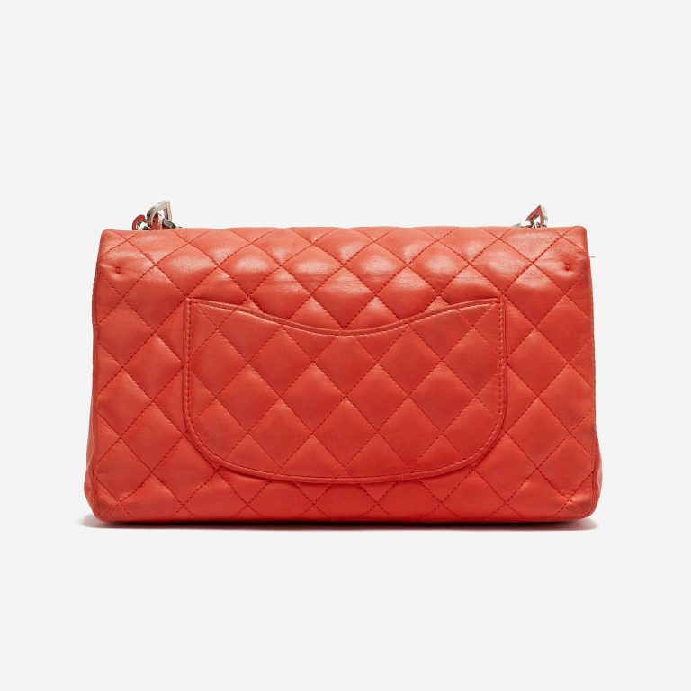 Chanel Classic Valentine Heart Bag Orange