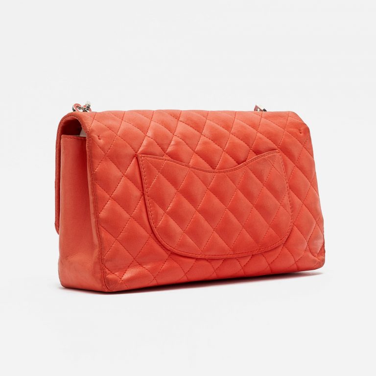 Chanel Classic Valentine Heart Bag Orange