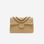 Chanel Timeless Maxi Calf Beige