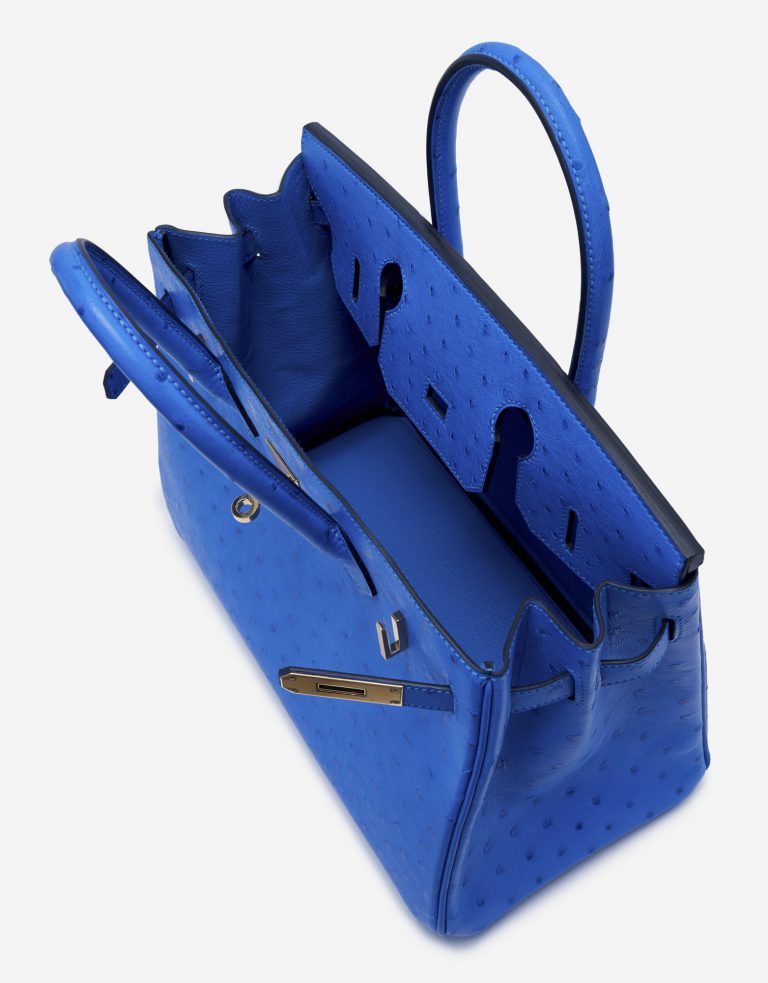 Hermès Birkin 30 Ostrich Bleuet Saclàb