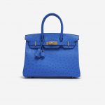 Hermès Birkin 30 Ostrich Bleuet