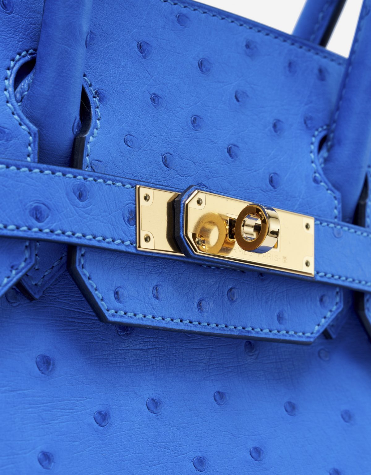 Hermès Birkin 30 Ostrich Bleuet | SACLÀB