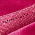 Dior Lady Large Python Pink