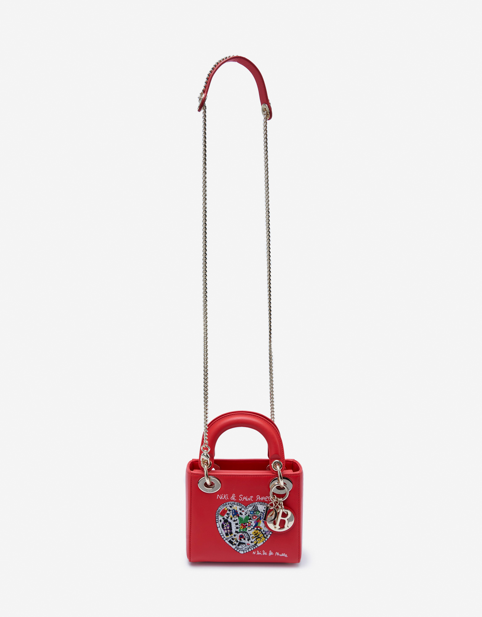 Sac Dior d'occasion Lady Mini Calf Rouge Rouge | Vendez votre sac de créateur sur Saclab.com