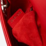 Pre-owned Dior bag Lady Mini Calf Red Red | Sell your designer bag on Saclab.com