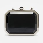 Pre-owned Chanel bag Première Minaudière Uni Metal Plexiglass Black Silver Black | Sell your designer bag on Saclab.com
