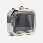 Pre-owned Chanel bag Première Minaudière Uni Metal Plexiglass Black Silver Black | Sell your designer bag on Saclab.com