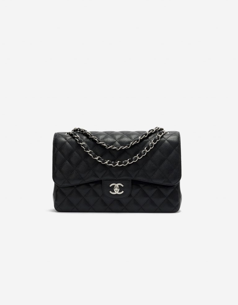 Chanel Classic Jumbo Caviar Black