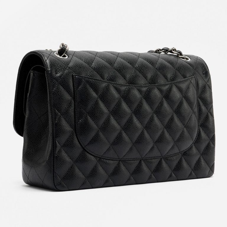 Chanel Classic Jumbo Caviar Black