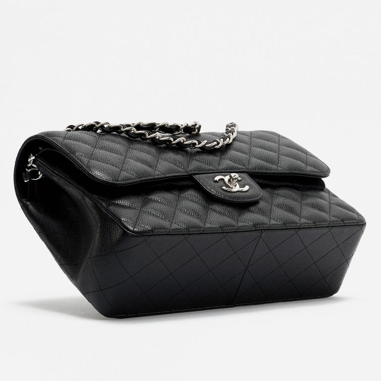 Chanel Classic Jumbo Caviar Black