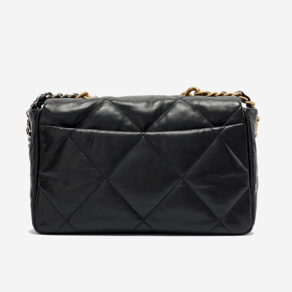 Chanel 19 Large Chevre Black | SACLÀB