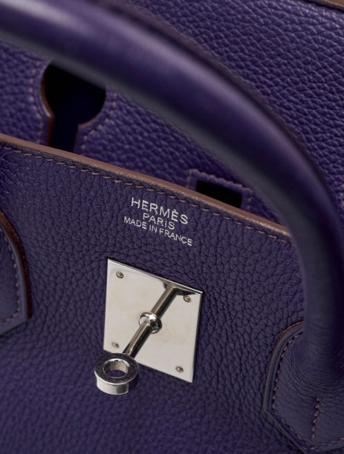 Hermès Birkin 35 Clémence Ultraviolet