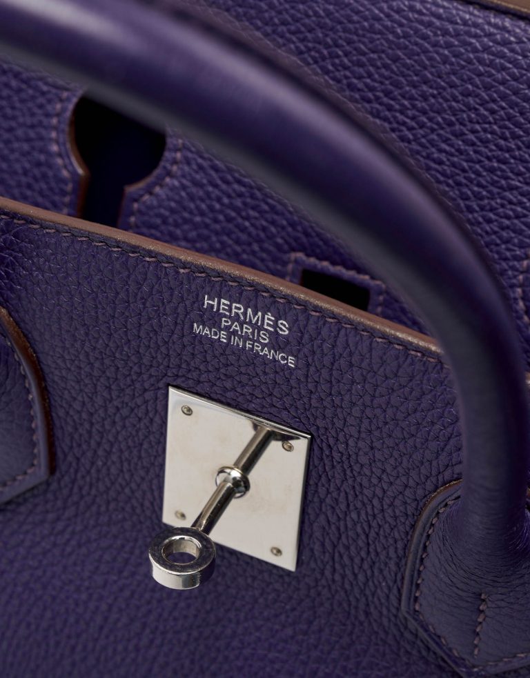 Hermès Birkin 35 Clémence Ultraviolet