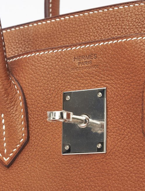 Hermès Birkin 30 Fauve Barenia Faubourg Saclàb Luxury Vintage