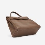Pre-owned Hermès bag Kelly 40 Clemence Etoupe Beige, Brown | Sell your designer bag on Saclab.com