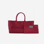 Bottega Veneta Cabat Medium Intrecciato Red