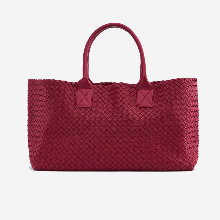 Bottega Veneta Cabat Moyen Intrecciato Rouge