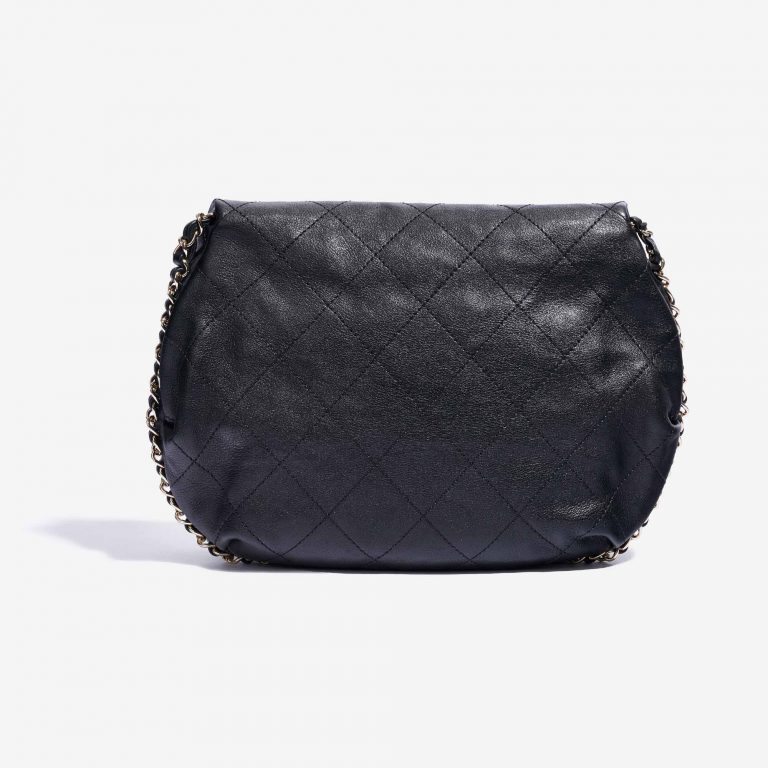 Chanel Umhängetasche Hirschleder Schwarz