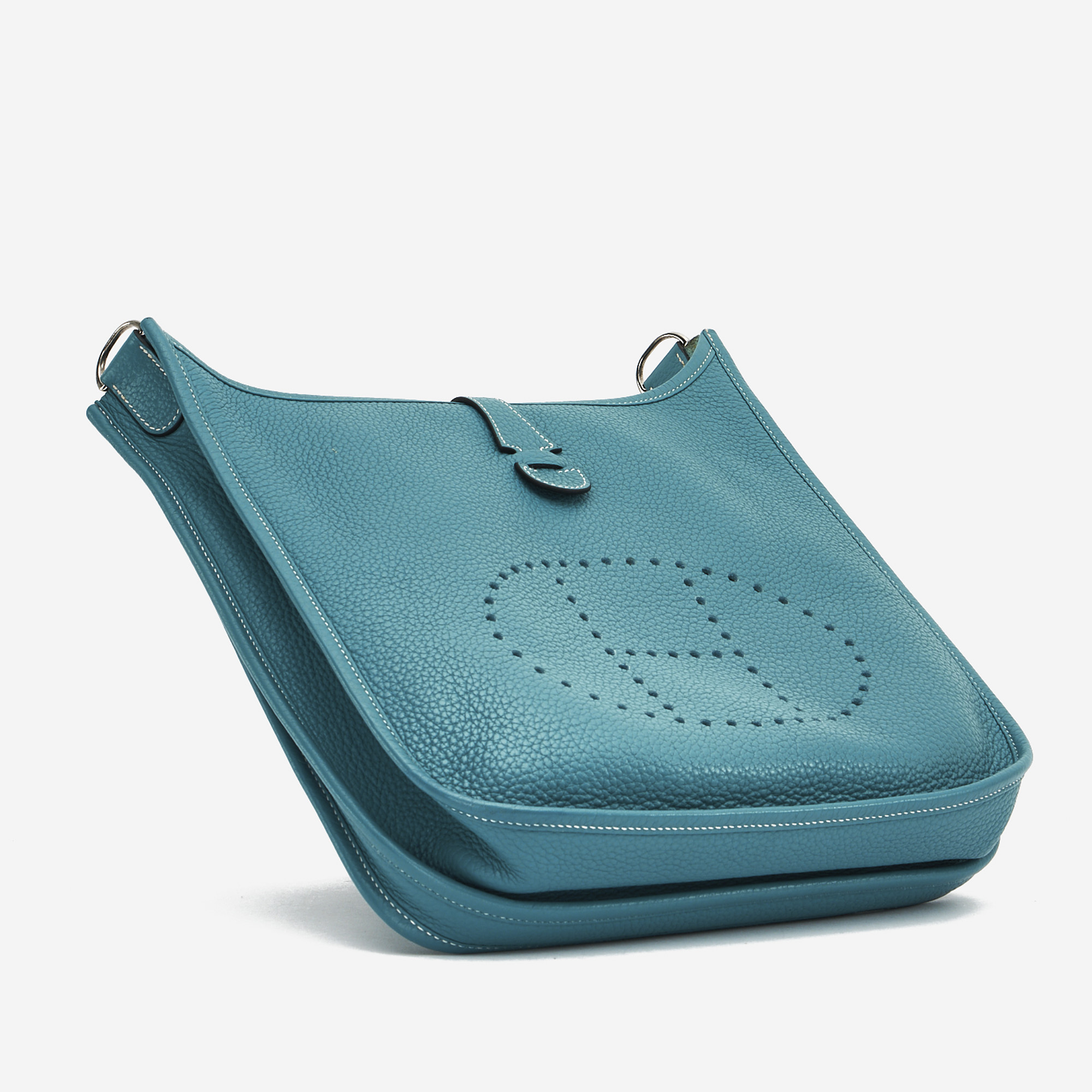 Pre-owned Hermès bag Evelyne 29 Amazone Bleu Jean Blue | Sell your designer bag on Saclab.com