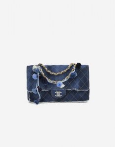 Chanel Timeless Flap Medium Jeans Blue