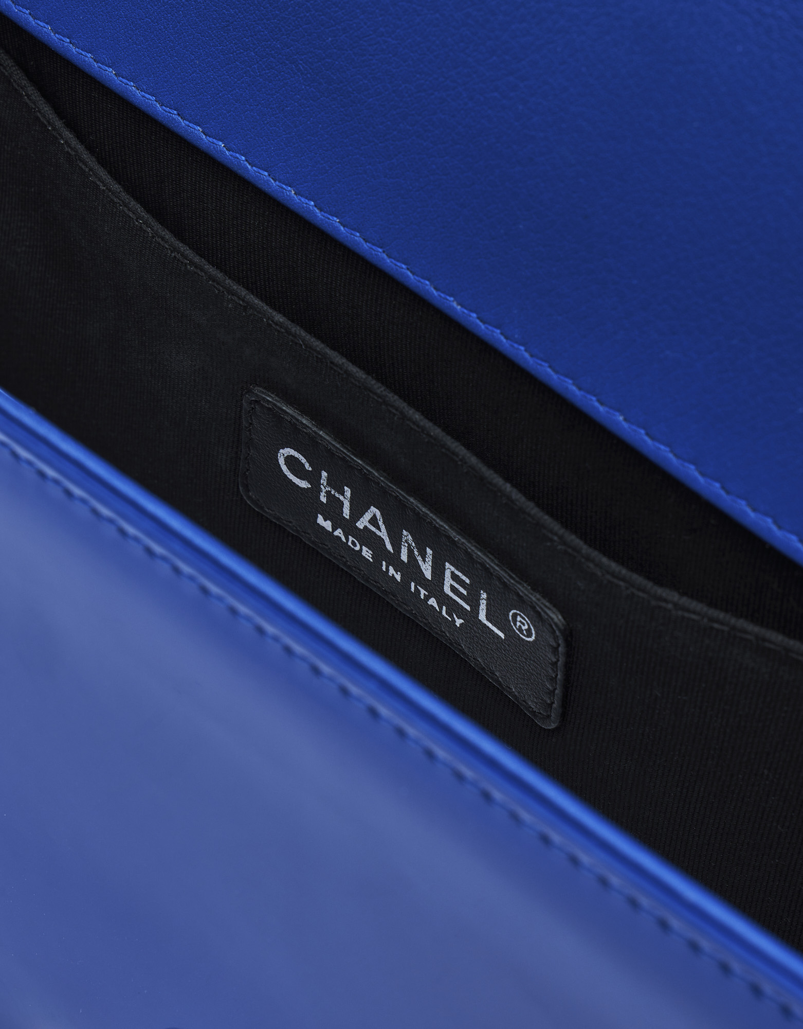 Chanel Boy Medium Patent Leather Blue