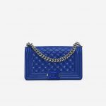 Chanel Boy Medium Patent Leather Blue