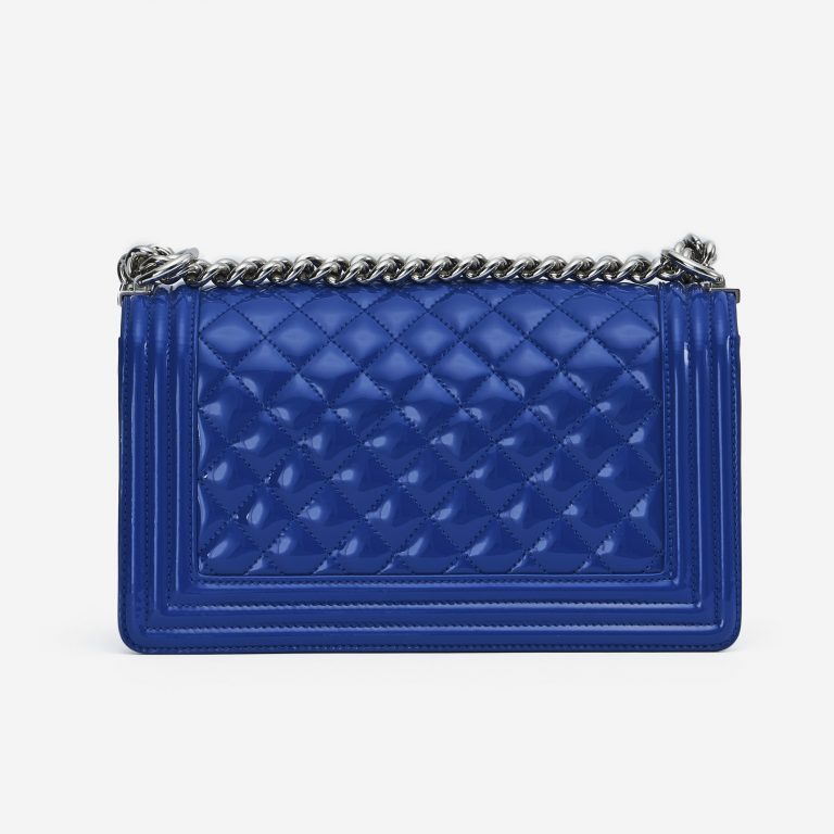 Chanel Boy Medium Patent Leather Blue