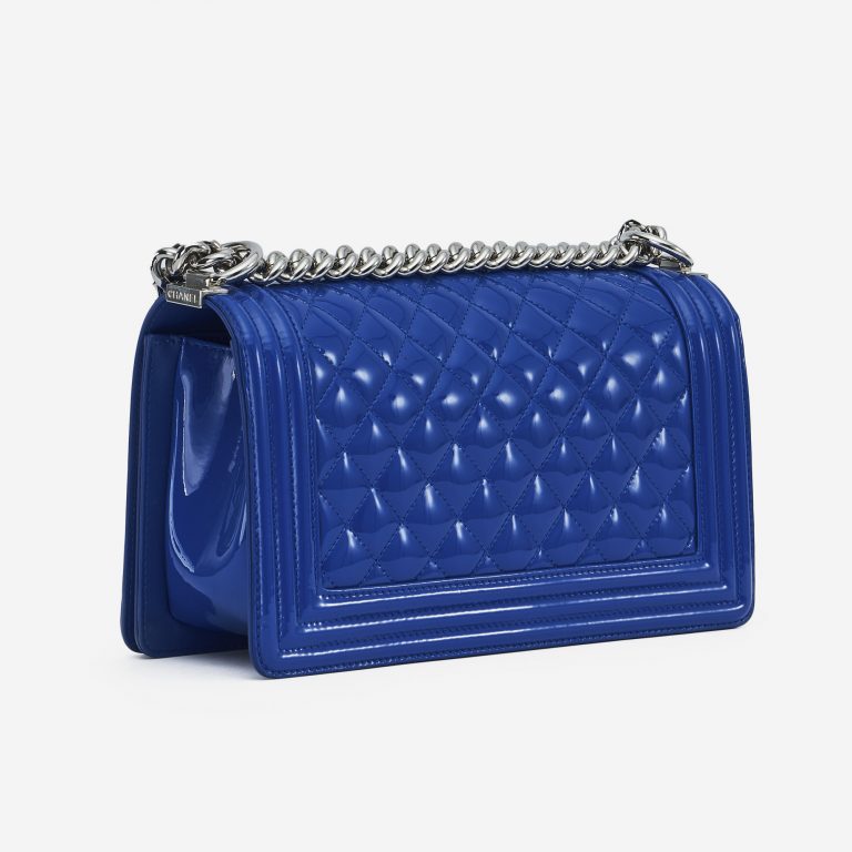 Chanel Boy Medium Patent Leather Blue