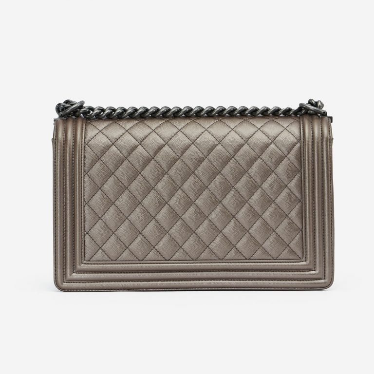 Chanel Boy Medium Caviar Metallic