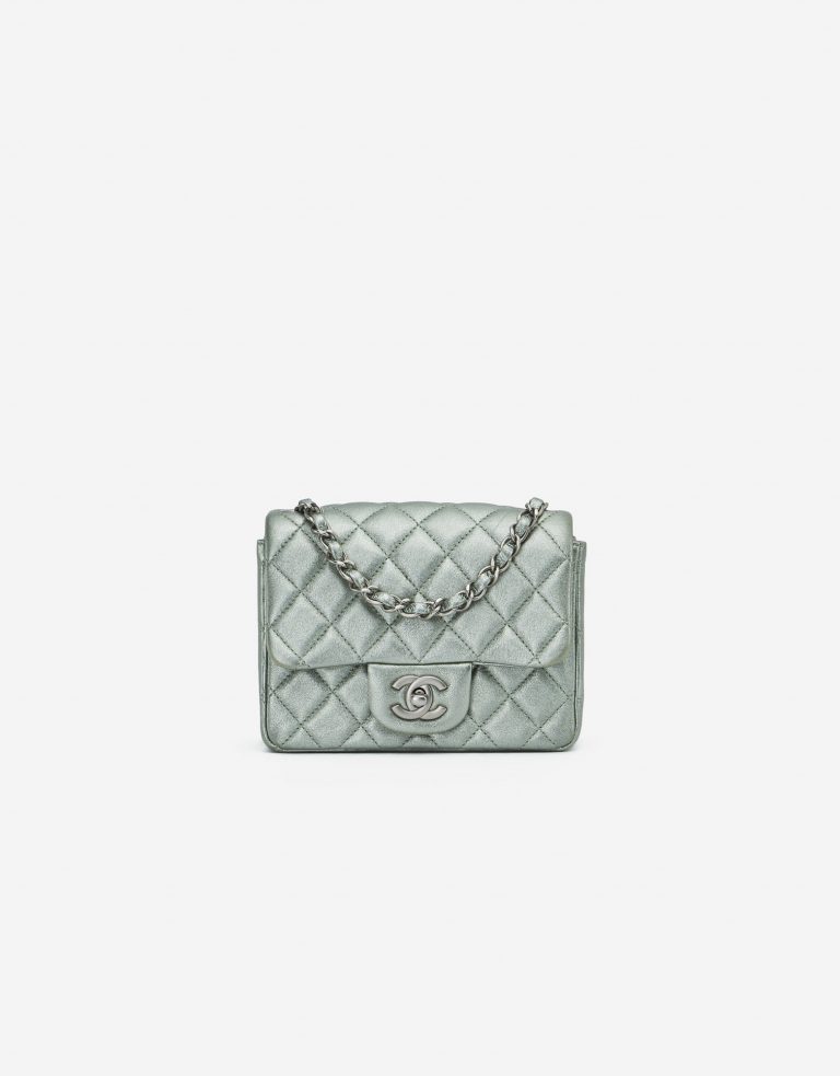 Chanel Timeless Mini Lamb Silver