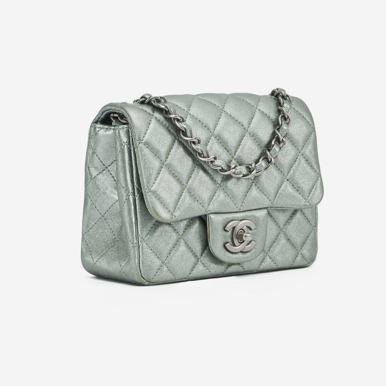 Chanel Timeless Mini Lamb Silver