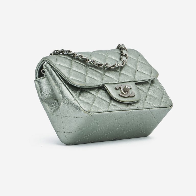 Chanel Timeless Mini Lamb Silver