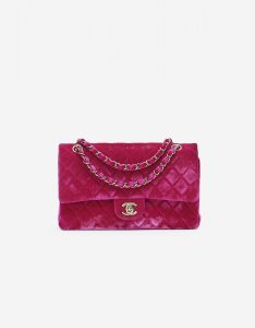 Chanel Timeless Medium Velvet Fuchsia