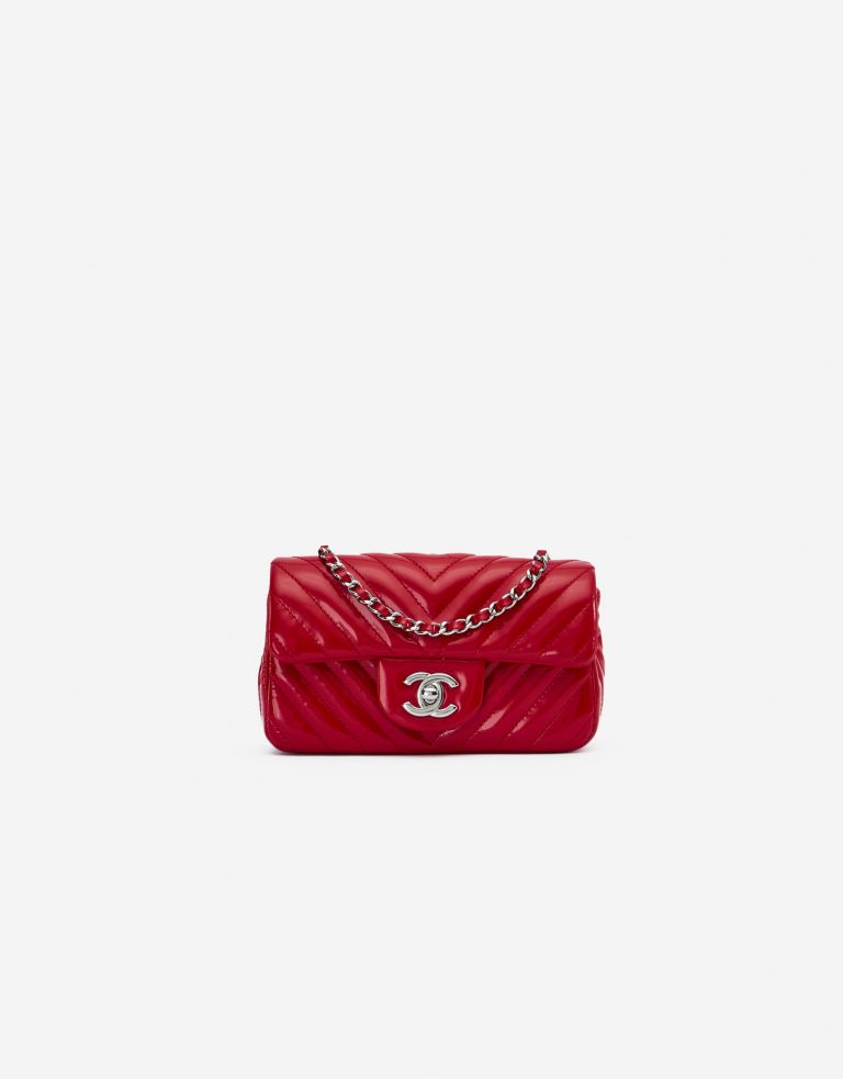 Chanel Timeless Mini Patent Leather Red