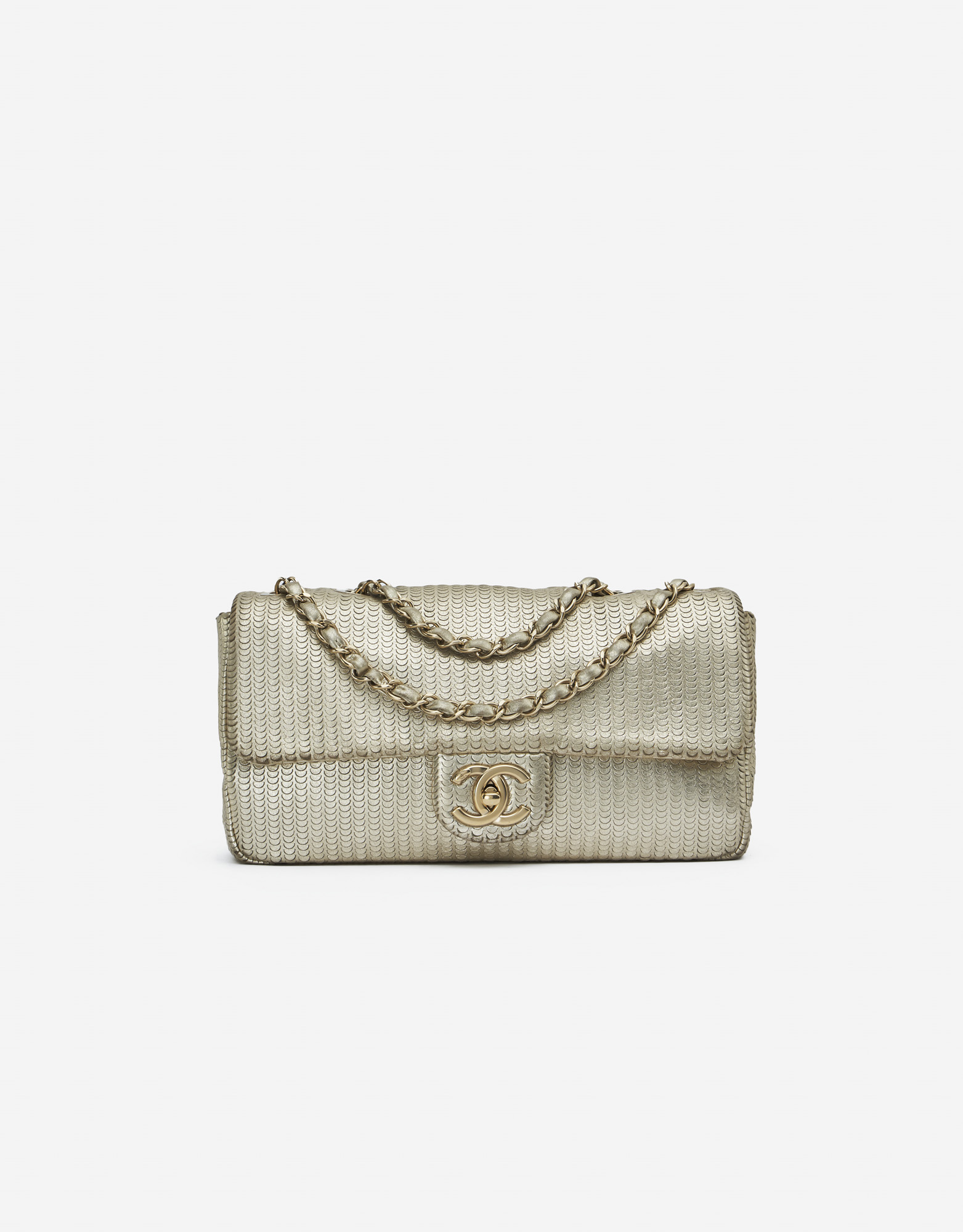 Chanel Timeless Medium Paillette Gold | SACLÀB