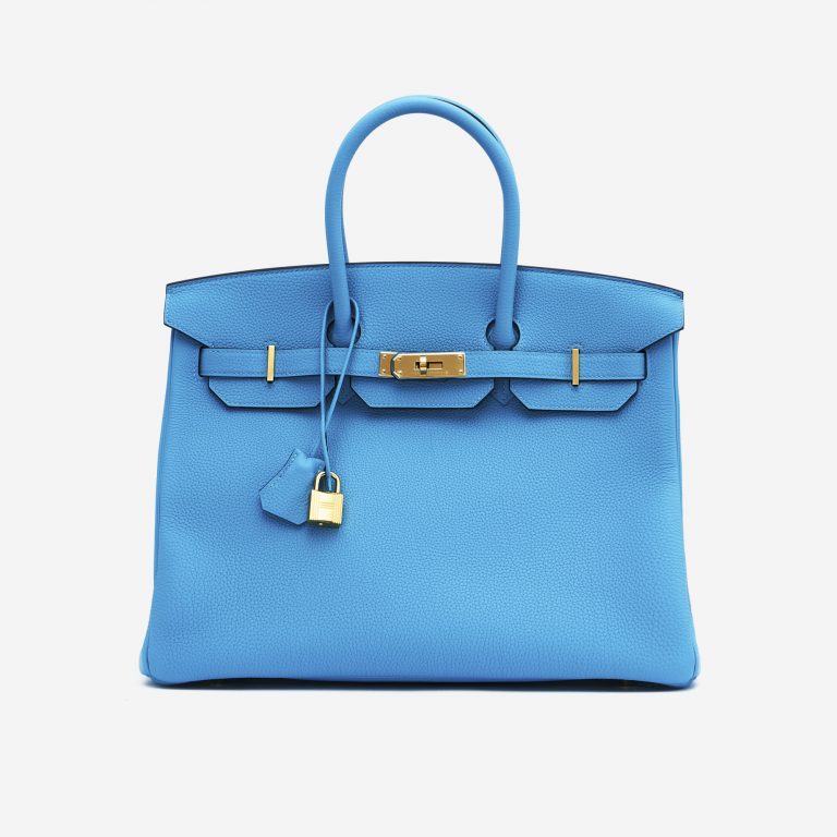 Hermès Birkin 25 Togo Bleu Du Nord Front