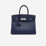 Hermès Birkin 30 Ostrich Blue Iris SACLÀB