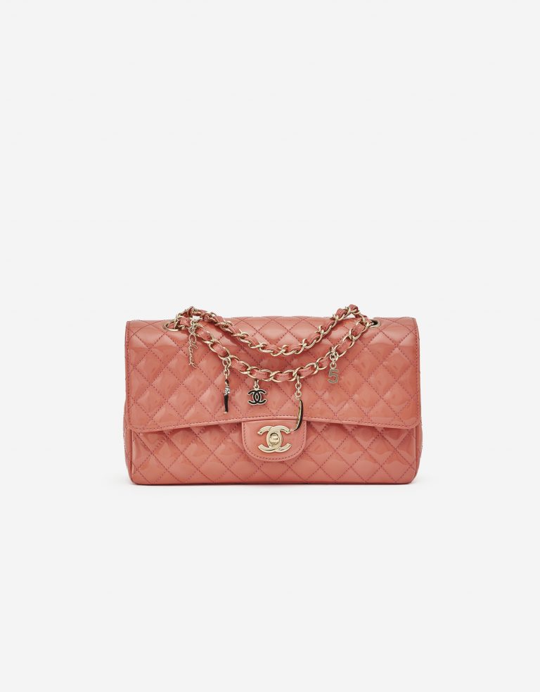 Chanel Timeless Medium Patent Coral Limited Edition SACLÀB