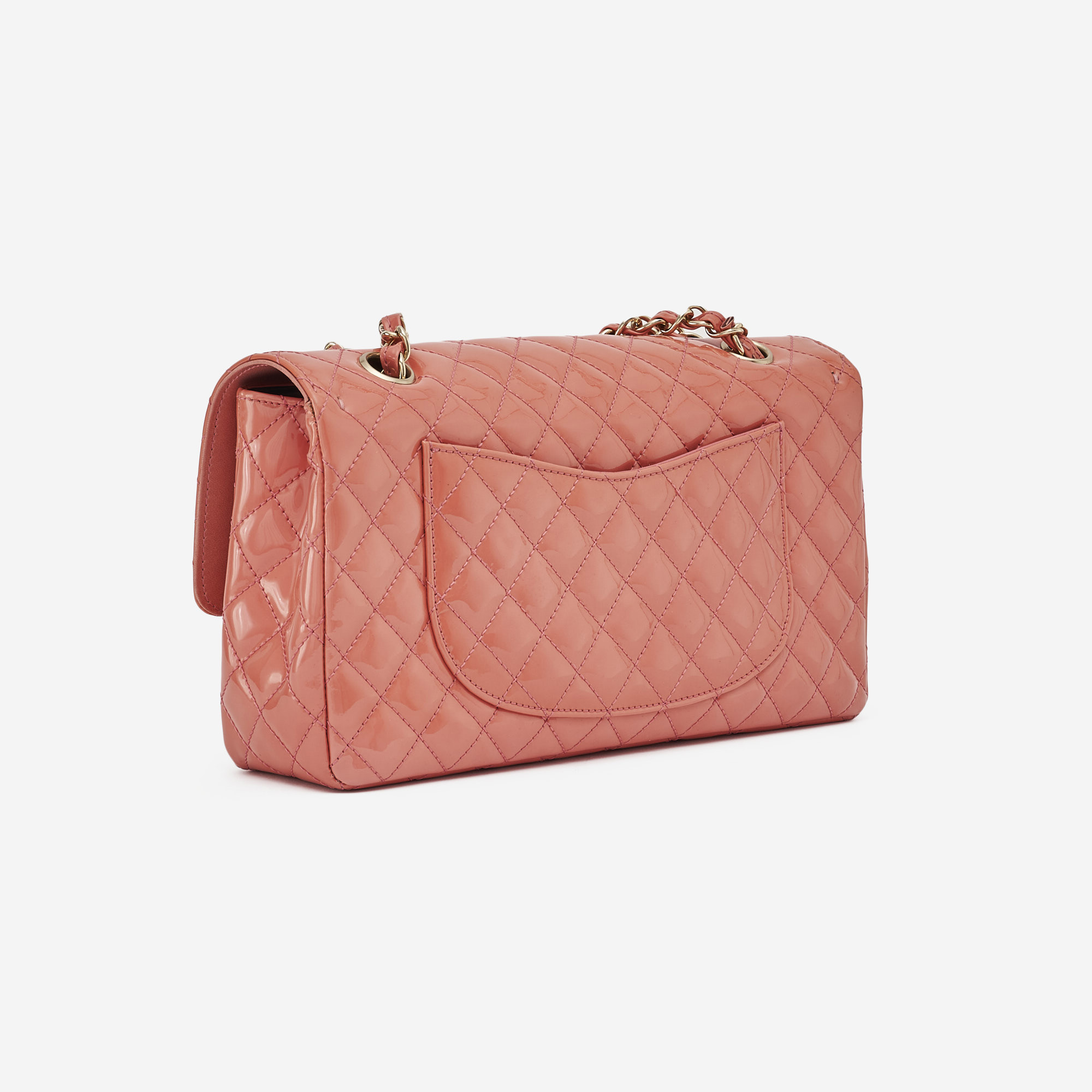Chanel Timeless Medium Patent Coral Limited Edition SACLÀB