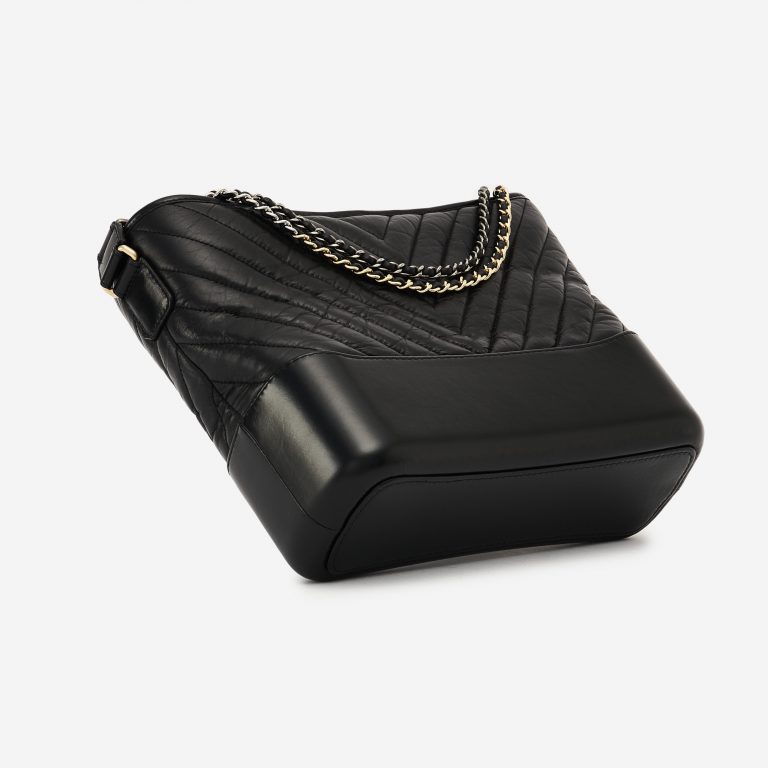 Chanel Gabrielle Moyen Cuir de Veau Fond Noir SACLÀB