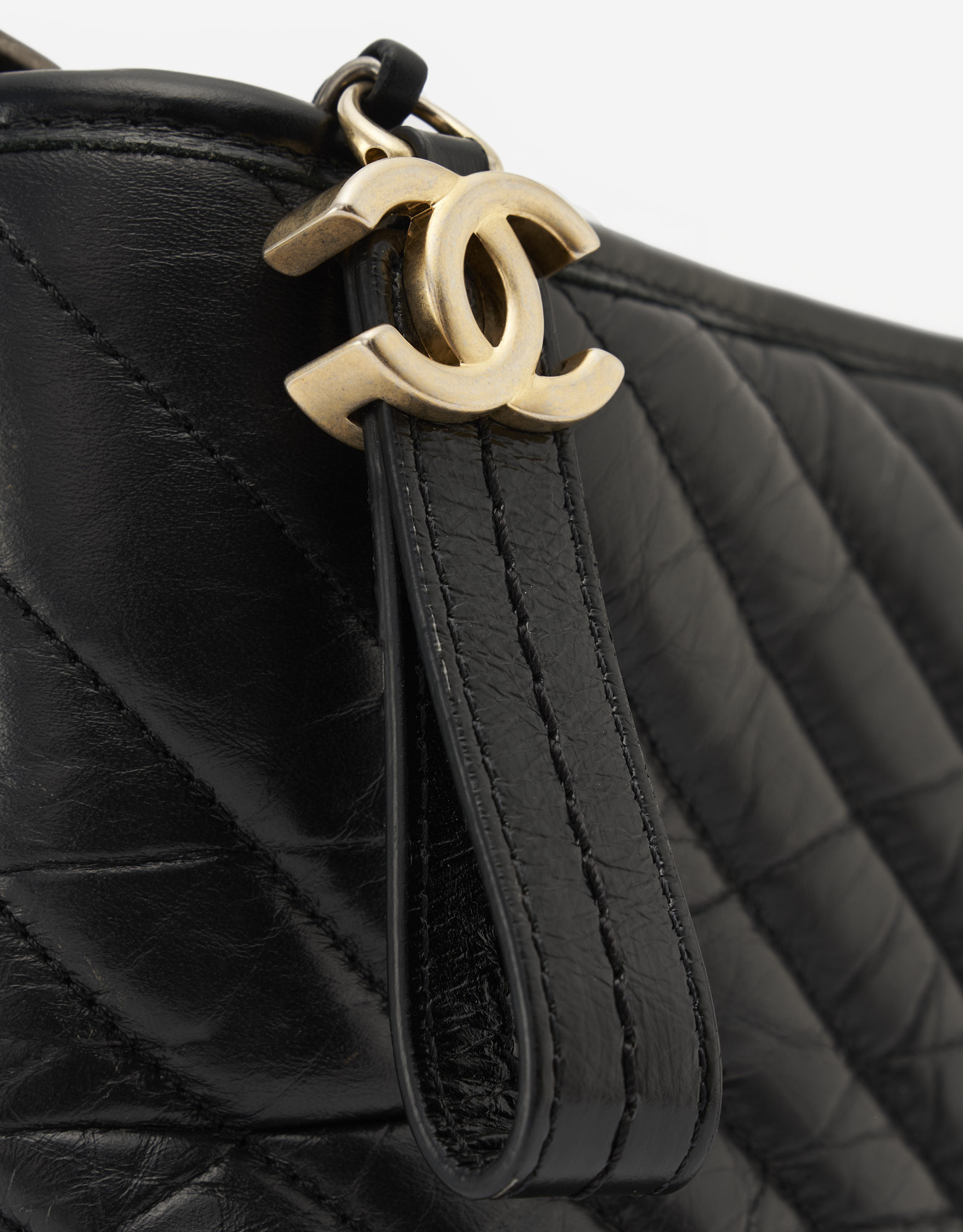 Chanel Gabrielle Black Pony-style calfskin ref.607517 - Joli Closet