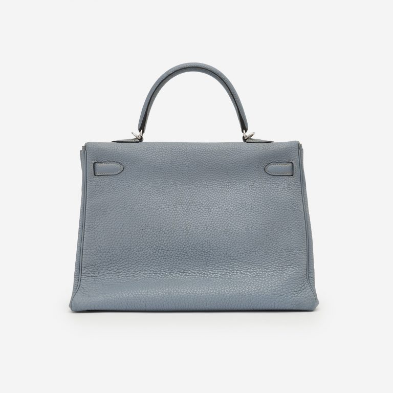 Hermès Kelly 35 Togo Bleu Lin Back SACLÀB