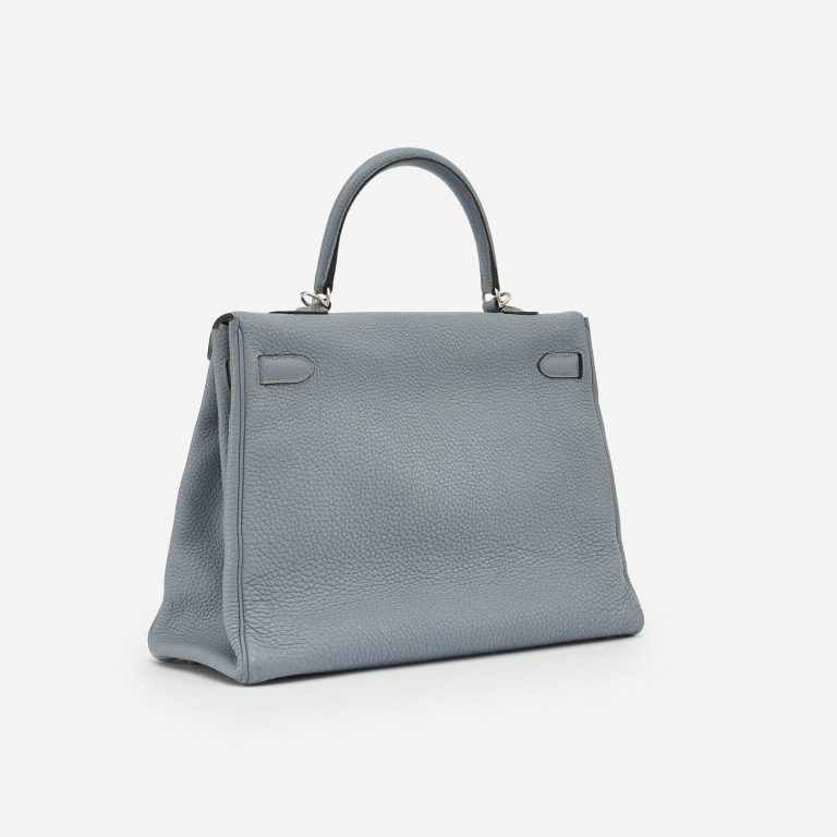 Hermès Kelly 35 Togo Bleu Lin SACLÀB