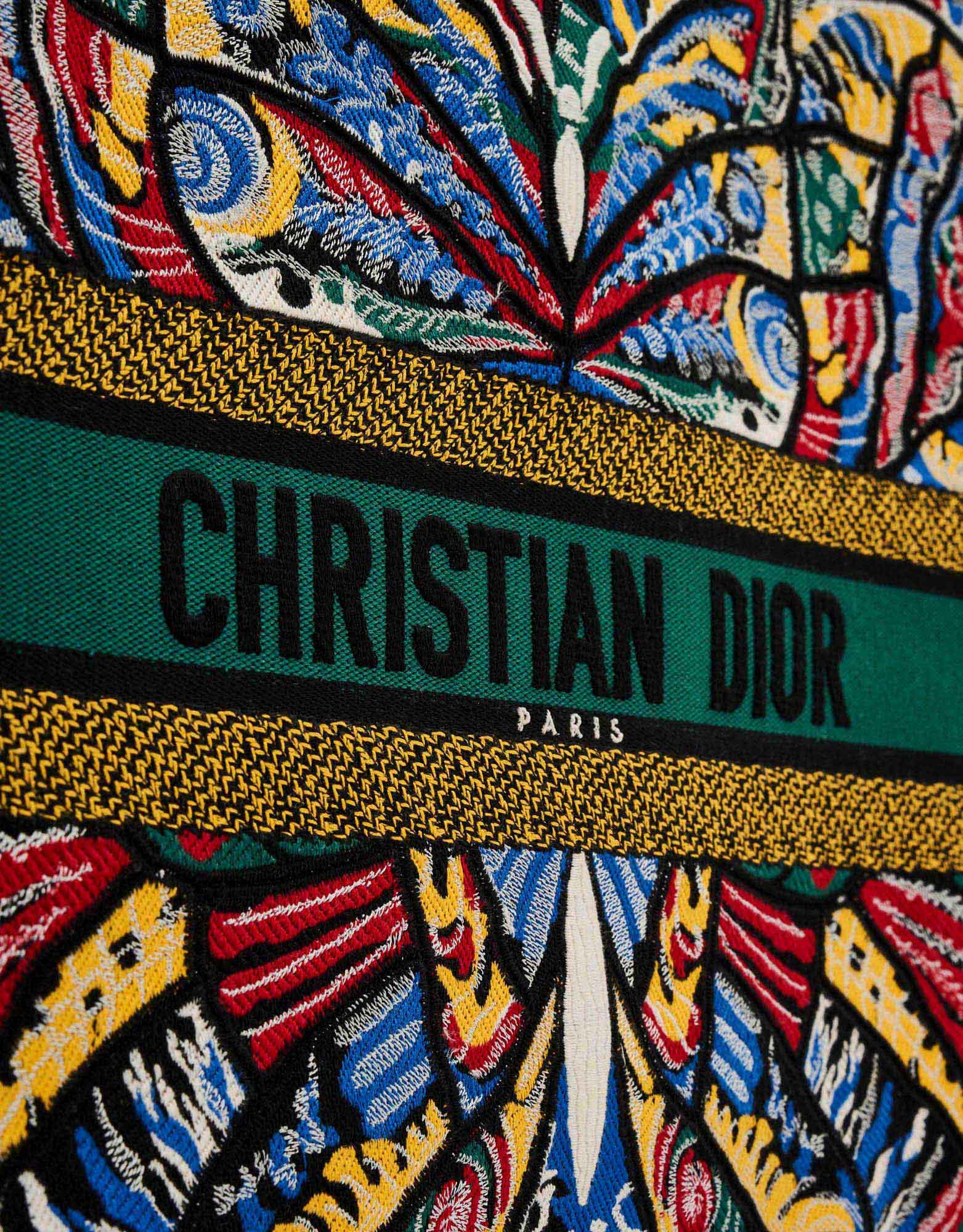 Shop Christian Dior BOOK TOTE Flower Patterns Monogram Canvas A4 Logo Totes  (M1286ZEAU_M911) by eclore