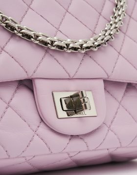 Chanel 2.55 Reissue 225 Lammleder Rose Handtasche Silber Mademoiselle Schloss